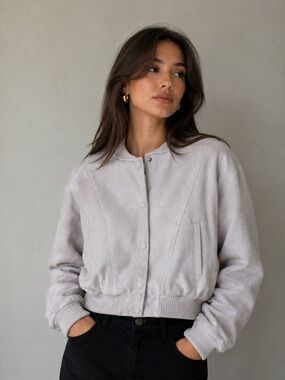 Know one cares bomber jacket Nordstrom size L